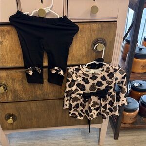 Kids Leopard Print Matching Set
